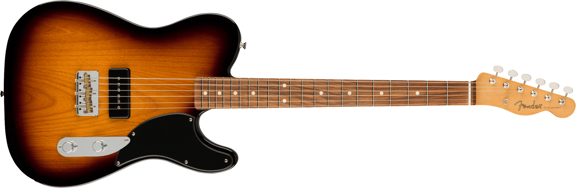 Fender Tele Noventa Mex Pf +housse - 2-color Sunburst - E-Gitarre in Teleform - Main picture