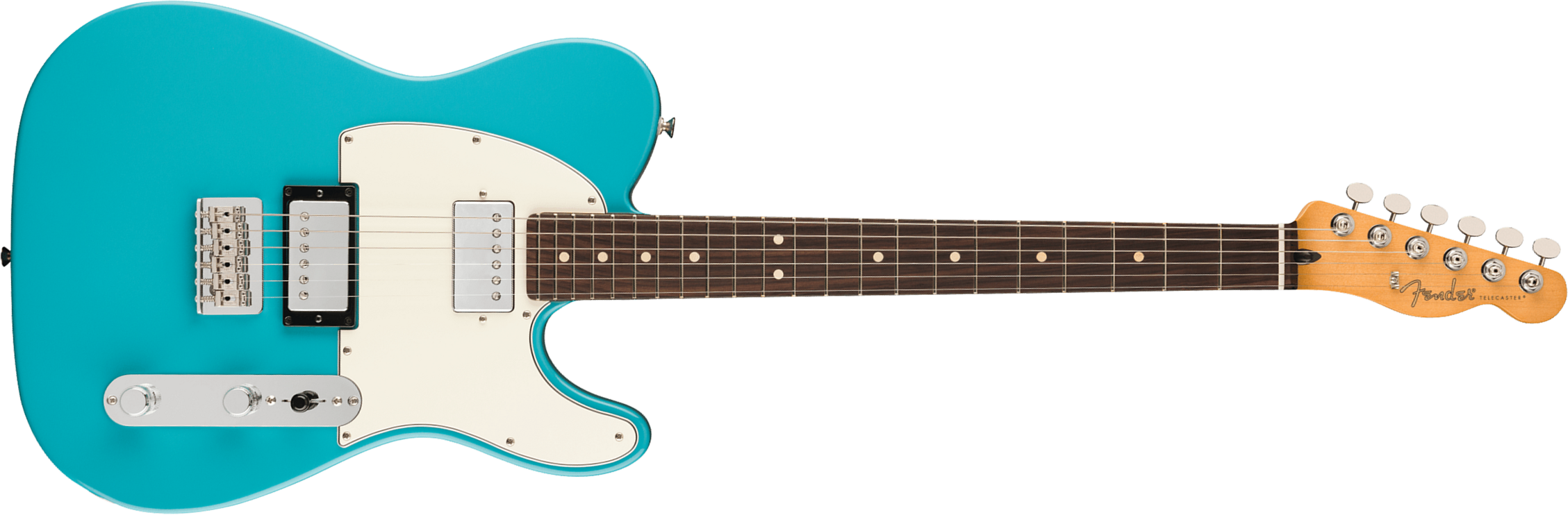 Fender Tele Player Ii Hh Mex 2h Ht Rw - Aquatone Blue - E-Gitarre in Teleform - Main picture