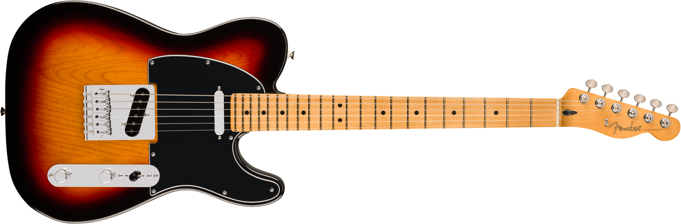 Fender Tele Player Ii Mex Aulne 2s Ht Mn - 3-color Sunburst - E-Gitarre in Teleform - Main picture