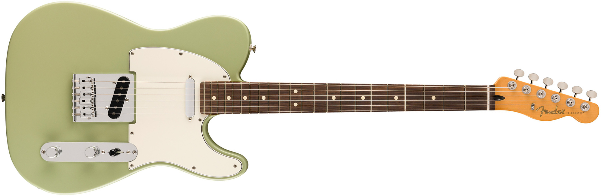 Fender Tele Player Ii Mex Aulne 2s Ht Rw - Birch Green - E-Gitarre in Teleform - Main picture