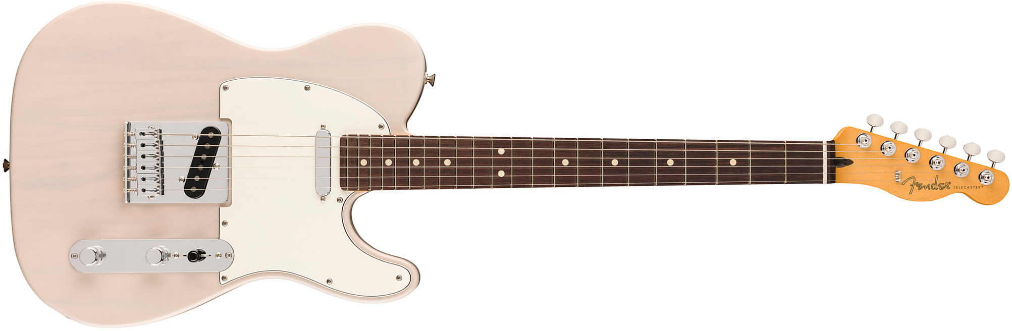 Fender Tele Player Ii Mex Frene 2s Ht Rw - White Blonde - E-Gitarre in Teleform - Main picture