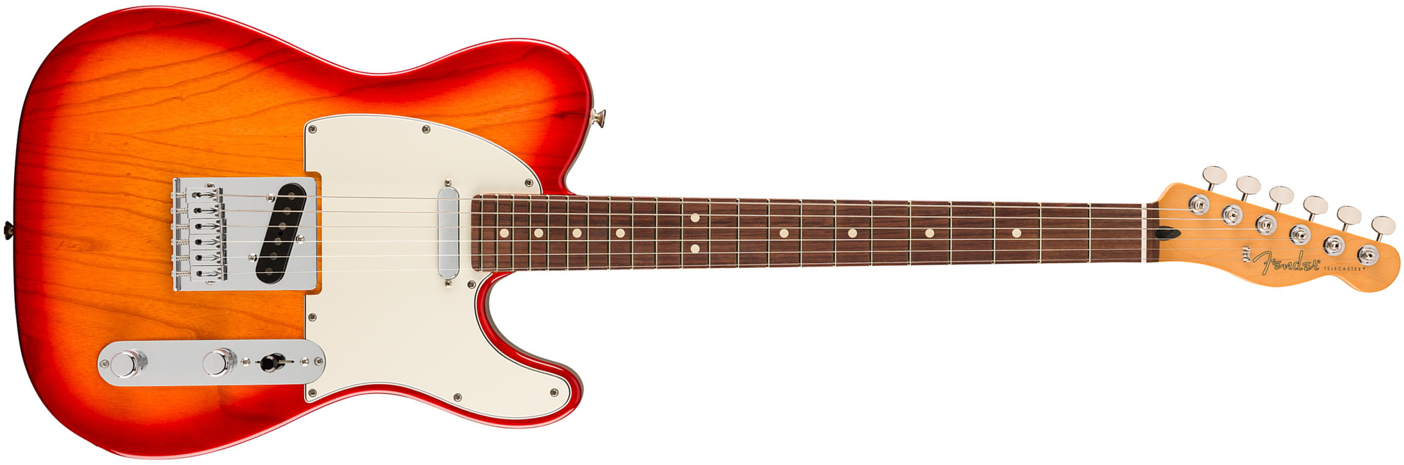 Fender Tele Player Ii Mex Frene 2s Ht Rw - Aged Cherry Burst - E-Gitarre in Teleform - Main picture
