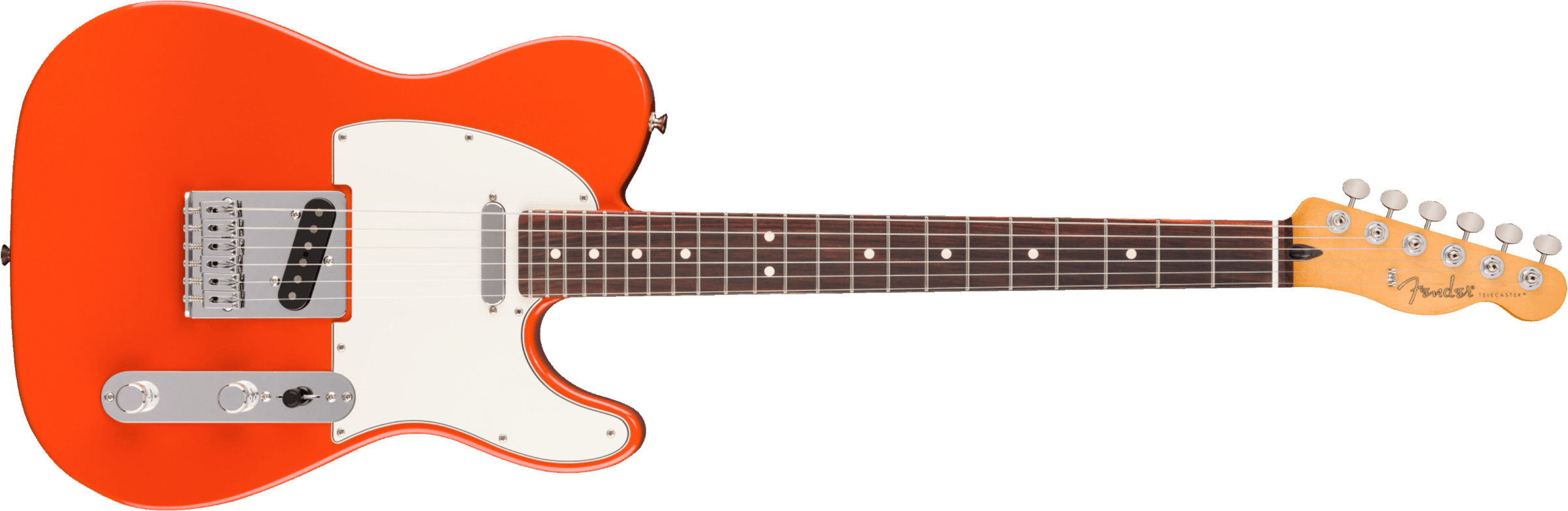 Fender Tele Player Ii Mex Ht 2s Rw - Rallye Orange - E-Gitarre in Teleform - Main picture