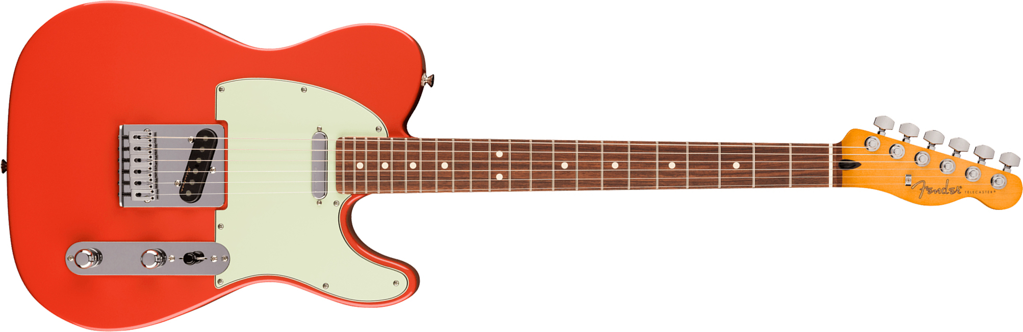 Fender Tele Player Ii Modified Ltd Mex 2s Ht Rw - Fiesta Red - E-Gitarre in Teleform - Main picture
