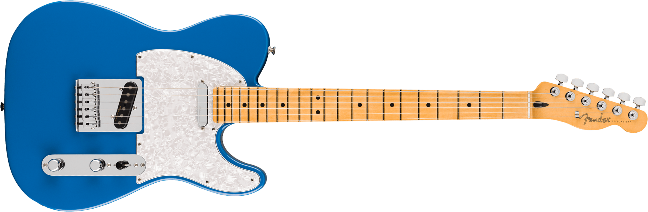 Fender Tele Player Ii Modified Mex 2s Ht Mn - Electric Blue - E-Gitarre in Teleform - Main picture