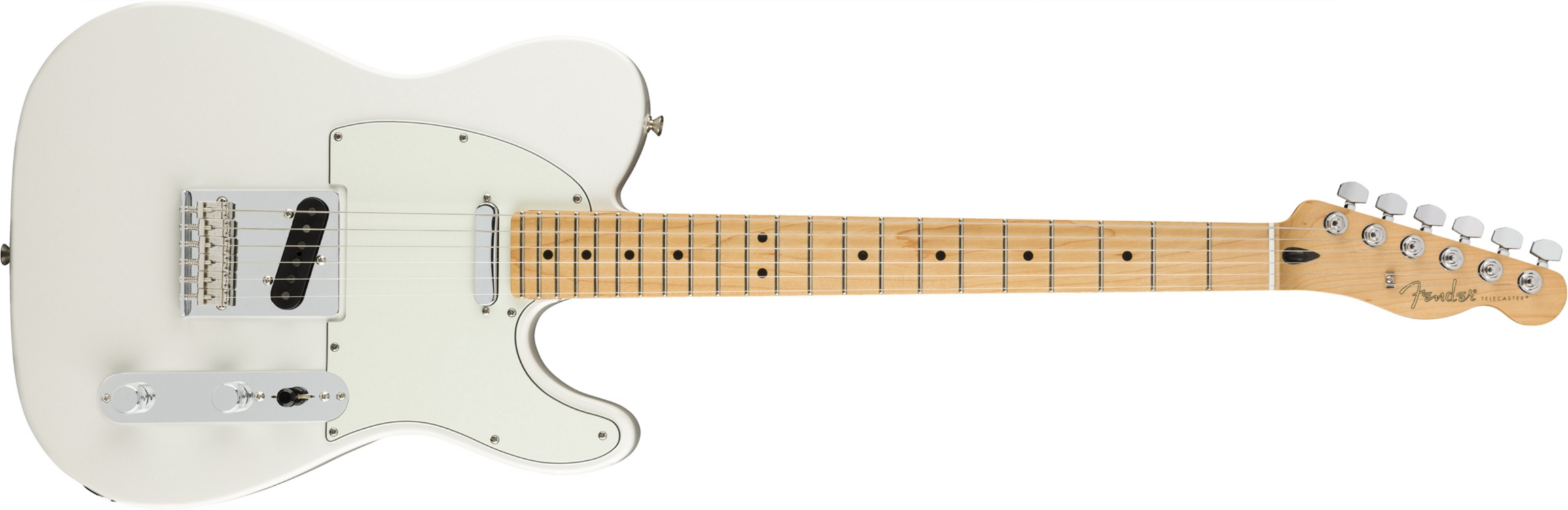 Fender Tele Player Mex Mn - Polar White - E-Gitarre in Teleform - Main picture