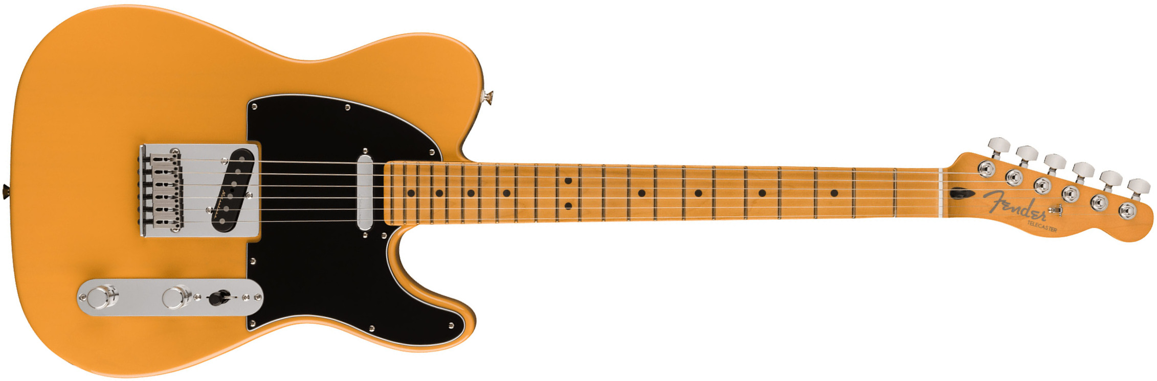 Fender Tele Player Plus Mex 2023 2s Ht Mn - Butterscotch Blonde - E-Gitarre in Teleform - Main picture