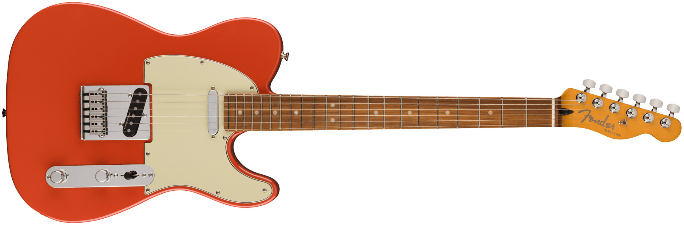 Fender Tele Player Plus Mex 2023 2s Ht Pf - Fiesta Red - E-Gitarre in Teleform - Main picture