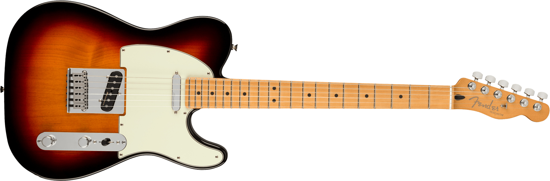 Fender Tele Player Plus Mex 2s Ht Mn - 3-color Sunburst - E-Gitarre in Teleform - Main picture