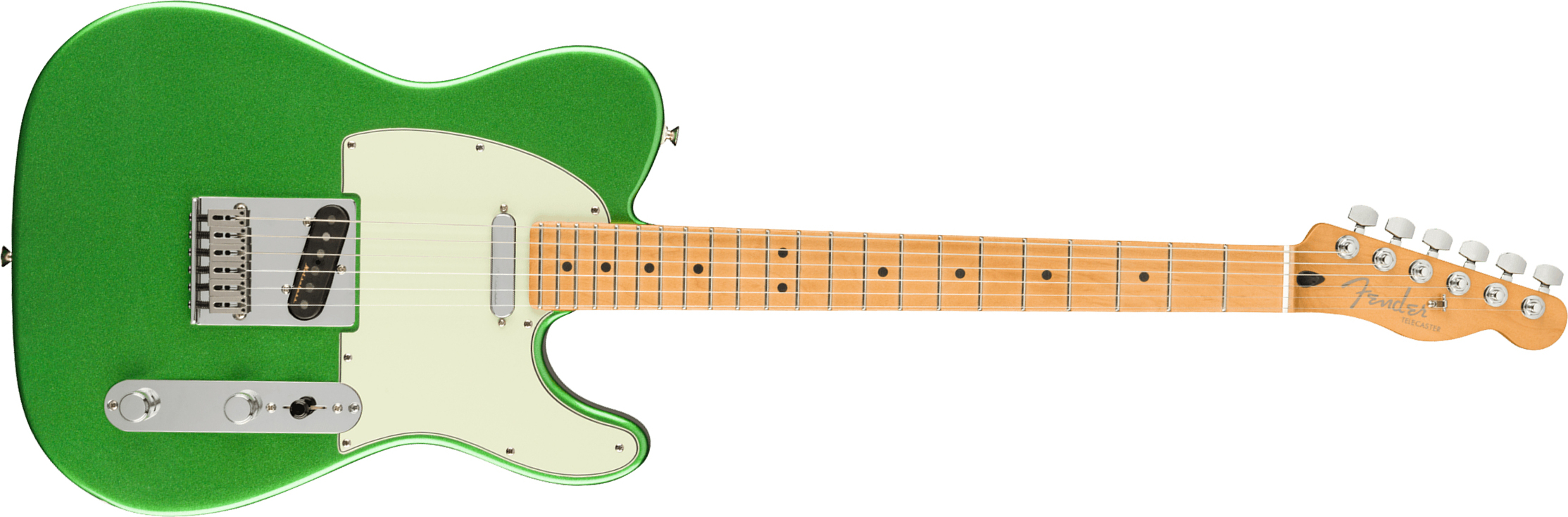 Fender Tele Player Plus Mex 2s Ht Mn - Cosmic Jade - E-Gitarre in Teleform - Main picture