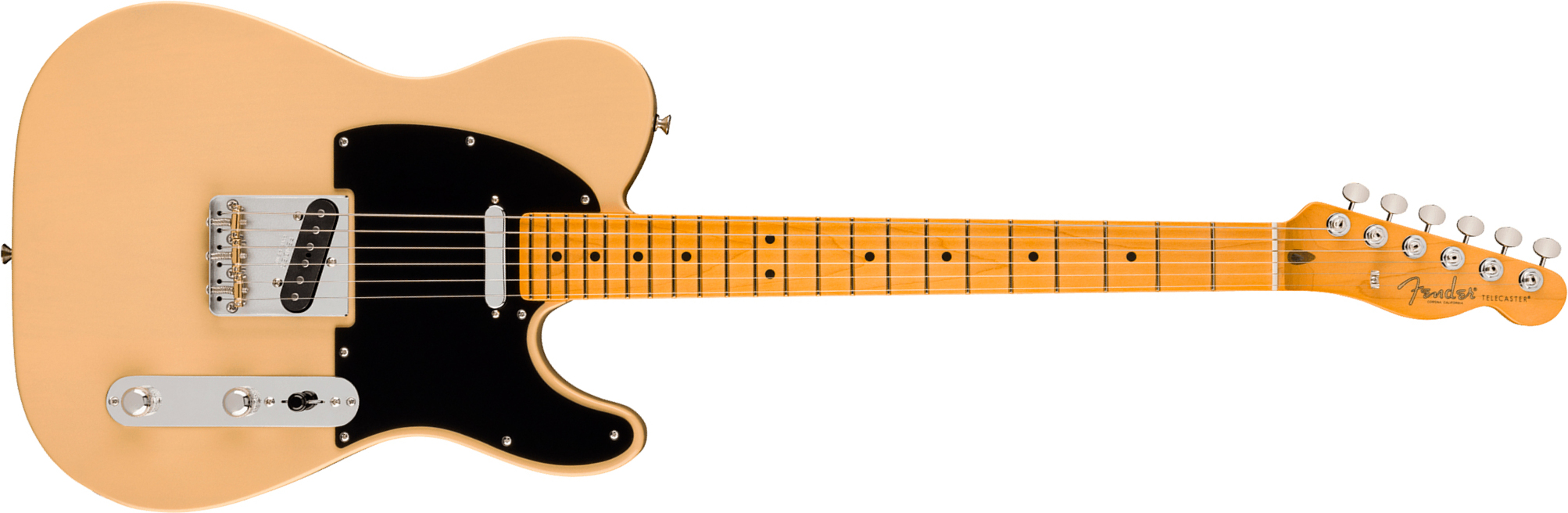Fender Tele Silent System American Pro. Classic Ltd Usa 2s Ht Mn - Vintage Blonde - E-Gitarre in Teleform - Main picture