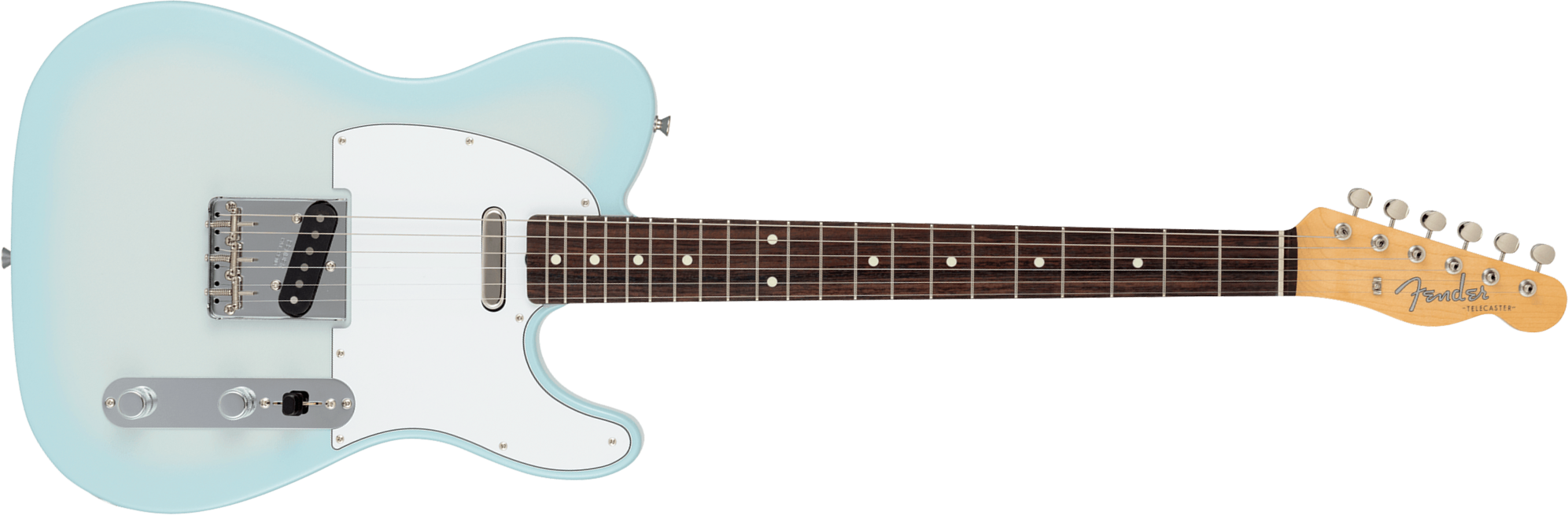 Fender Tele Traditional 60s Mij 2s Ht Rw - Stardust Blue - E-Gitarre in Teleform - Main picture