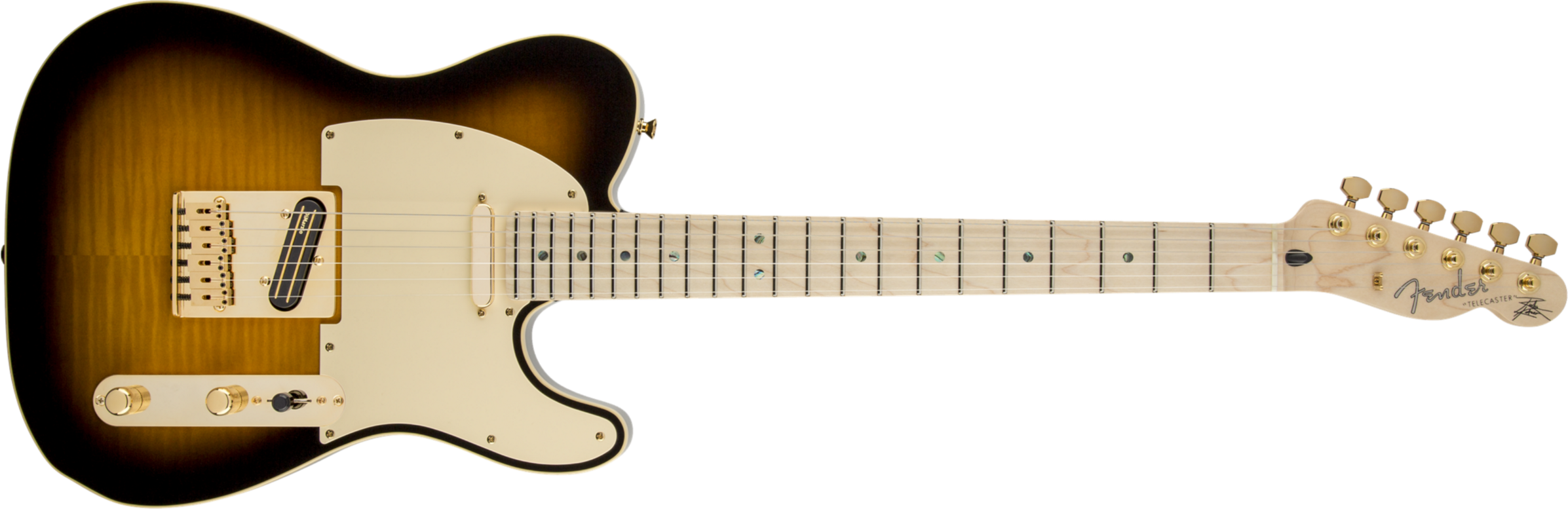 Fender Telecaster Richie Kotzen (jap, Mn) - Brown Sunburst - E-Gitarre in Teleform - Main picture