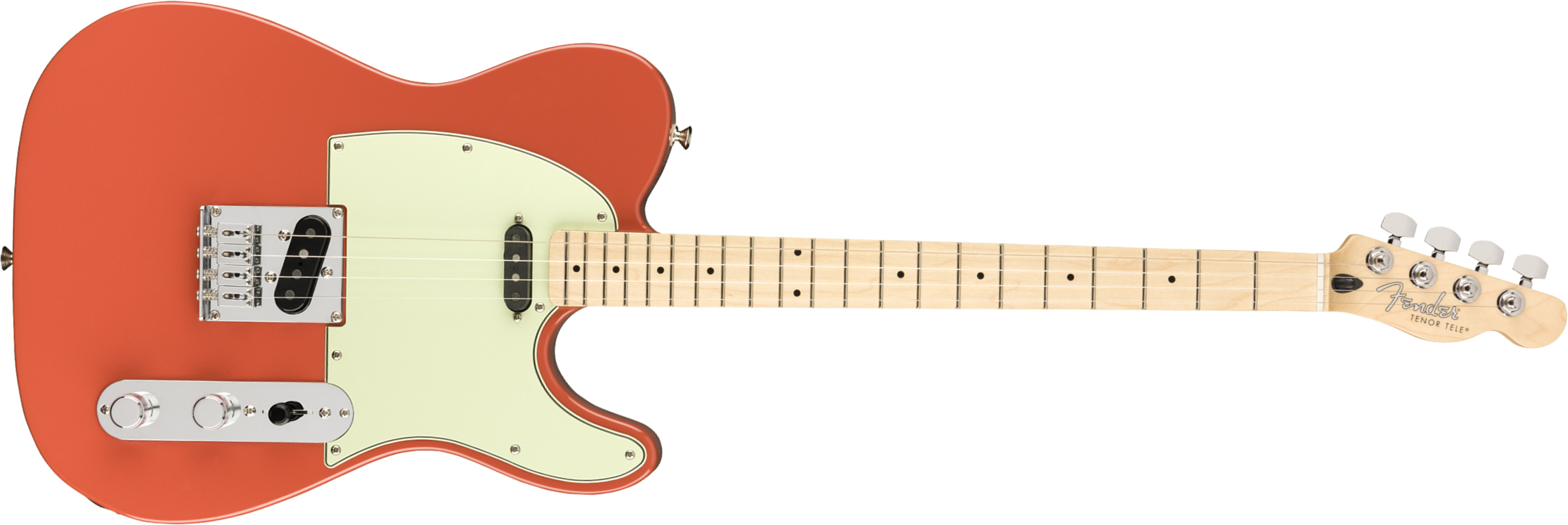 Fender Tenor Tele Alternate Reality Mex Mn - Fiesta Red - E-Gitarre in Teleform - Main picture