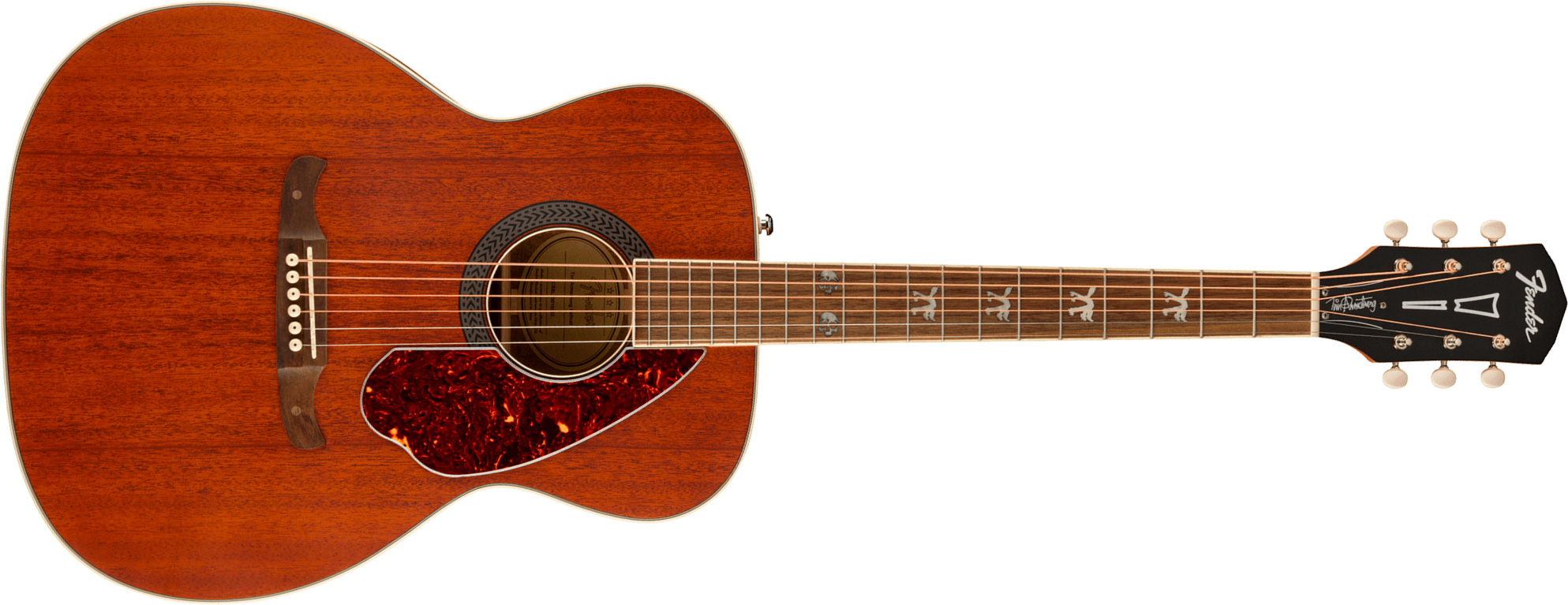 Fender Tim Armstrong Hellcat Concert Epicea Acajou Wal - Natural Satin - Folk-Gitarre - Main picture