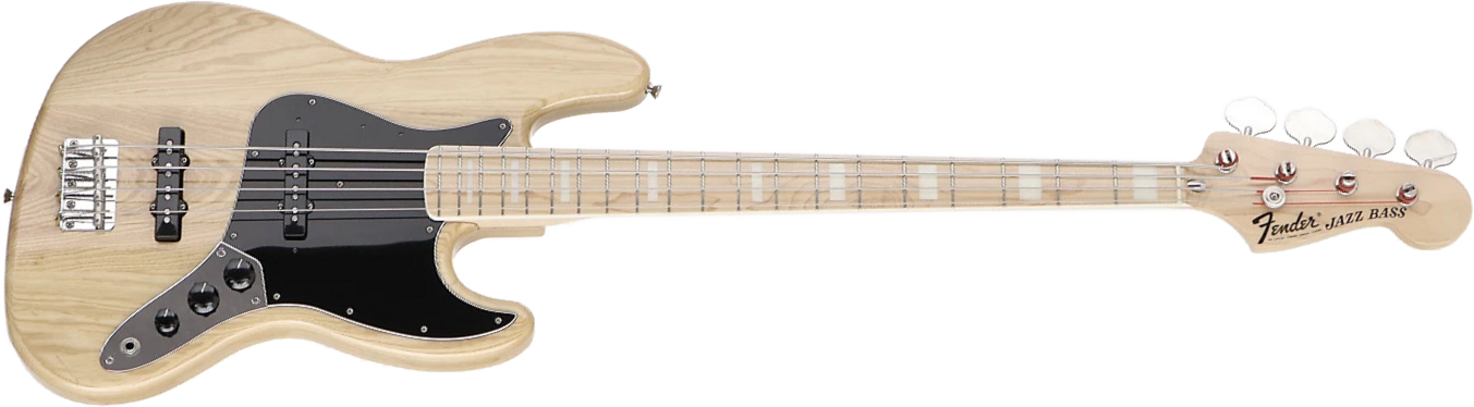 Fender Made in Japan Traditional II 70s Jazz Bass (MN) - natural 