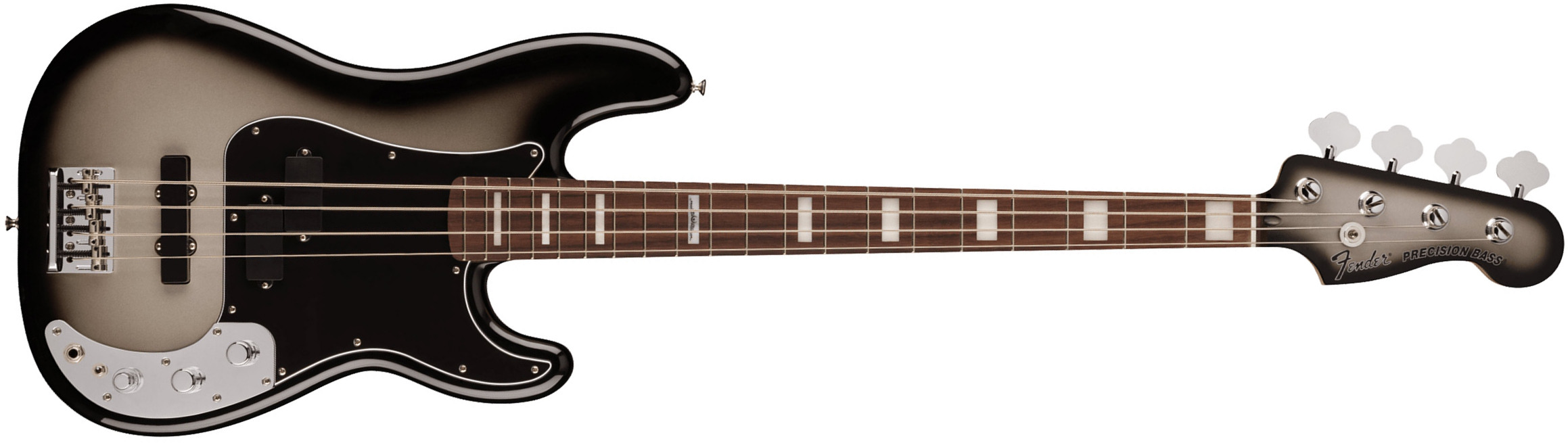 Fender Troy Sanders Precision Bass Signature Active Rw - Silverburst - Solidbody E-bass - Main picture