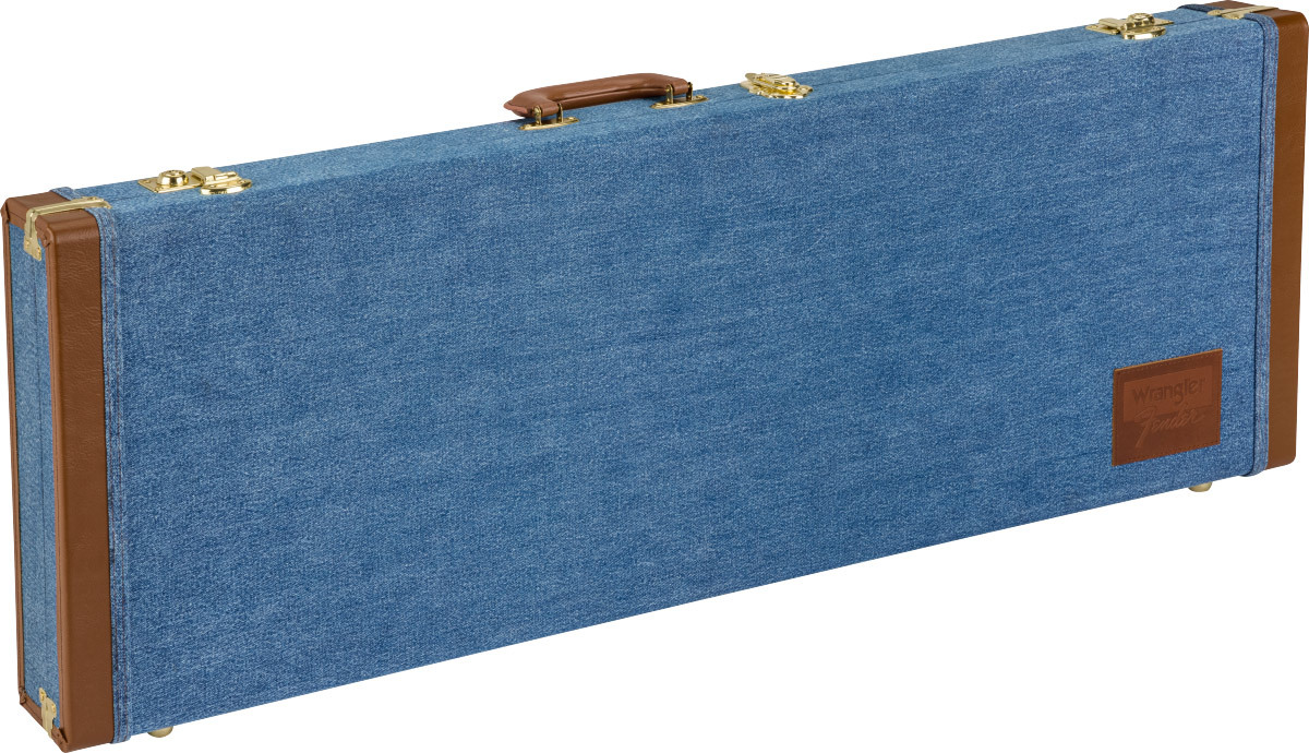 Fender X Wrangler Denim Strat/tele Electric Guitar Case Bois Indigo - Tasche für E-Gitarren - Main picture