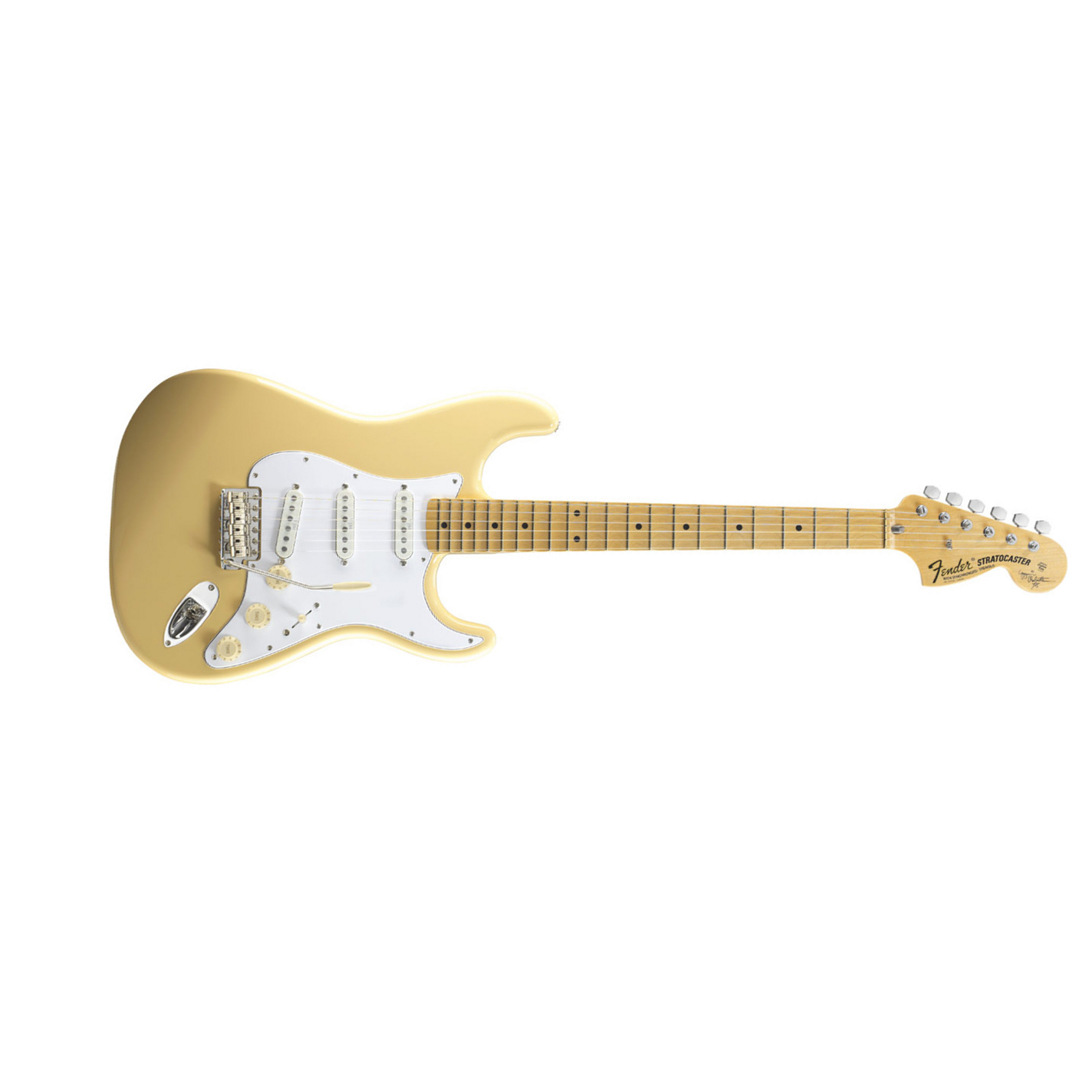 Fender Stratocaster Yngwie Malmsteen (usa, Mn) - Vintage White - E-Gitarre in Str-Form - Main picture