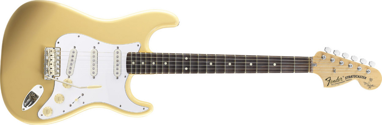 Fender Yngwie Malsteen Strat Artist Usa Signature Rw - Vintage White - E-Gitarre in Str-Form - Main picture