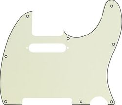 Schlagbrett Fender 8-Hole Mount Multi-Ply Telecaster Pickguards - Mint Green