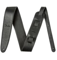 Gitarrengurt Fender Artisan Crafted Leather Straps 2.5inc. - Black