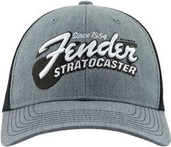 T-shirt Fender STRAT GUITAR HAT, HTR GREY - Einzigartige größe
