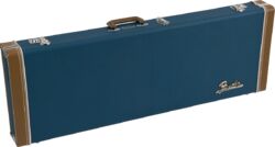 Koffer für e-gitarren  Fender Classic Wood Strat/Tele Electric Guitar Case - Lake Placid Blue