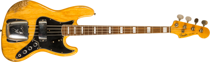 Fender Custom Shop Jazz Bass Custom #CZ575864 - Heavy relic aged natural