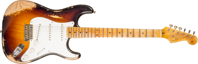 Fender Custom Shop 70th Anniversary 1954 Stratocaster Ltd #XN4308 - Heavy relic wide fade 2-color sunburst
