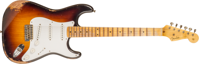 Fender Custom Shop 70th Anniversary 1954 Stratocaster Ltd #XN4309 - Heavy relic wide fade 2-color sunburst