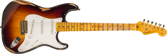 Fender Custom Shop 70th Anniversary 1954 Stratocaster Ltd #XN4316 - Relic wide fade 2-color sunburst