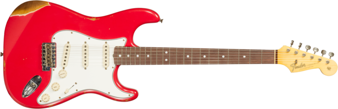 Fender Custom Shop Late 1964 Stratocaster #CZ568395 - Relic aged fiesta red