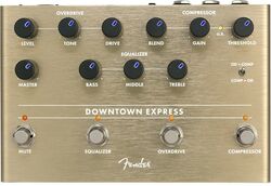 Overdrive/distortion/fuzz effektpedal Fender Downtown Express Bass Multi Effect