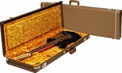 Koffer für e-gitarren  Fender G&G Deluxe Hardshell Case Stratocaster/Telecaster - Brown/Gold