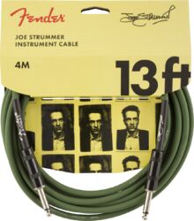 Kabel Fender Joe Strummer Pro Instrument Cable 13ft - Drab Green