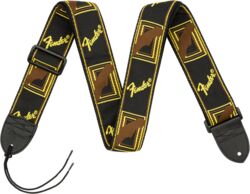 Gitarrengurt Fender Monogrammed Strap Black/Yellow/Brown