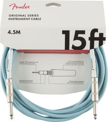 Kabel Fender Original Instrument Cable, Straight/Straight, 15ft - Daphne Blue