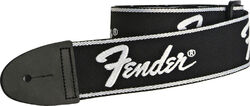 Gitarrengurt Fender Straps Running Logo - Black