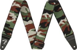 Weighless 2 Inches Camo Guitar Strap - Green