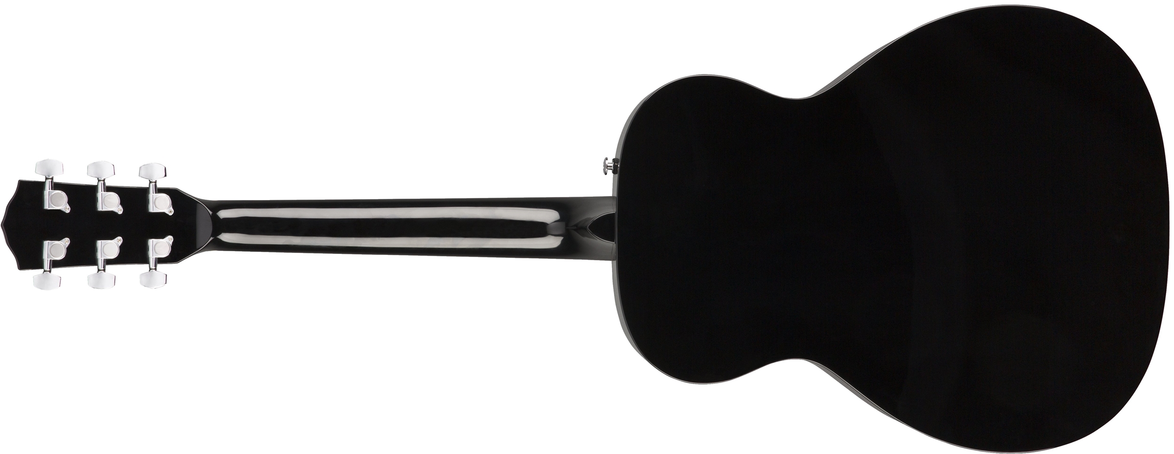Fender Ct-60s Classic Design Travel Epicea Acajou - Black - Western-Reisegitarre - Variation 1