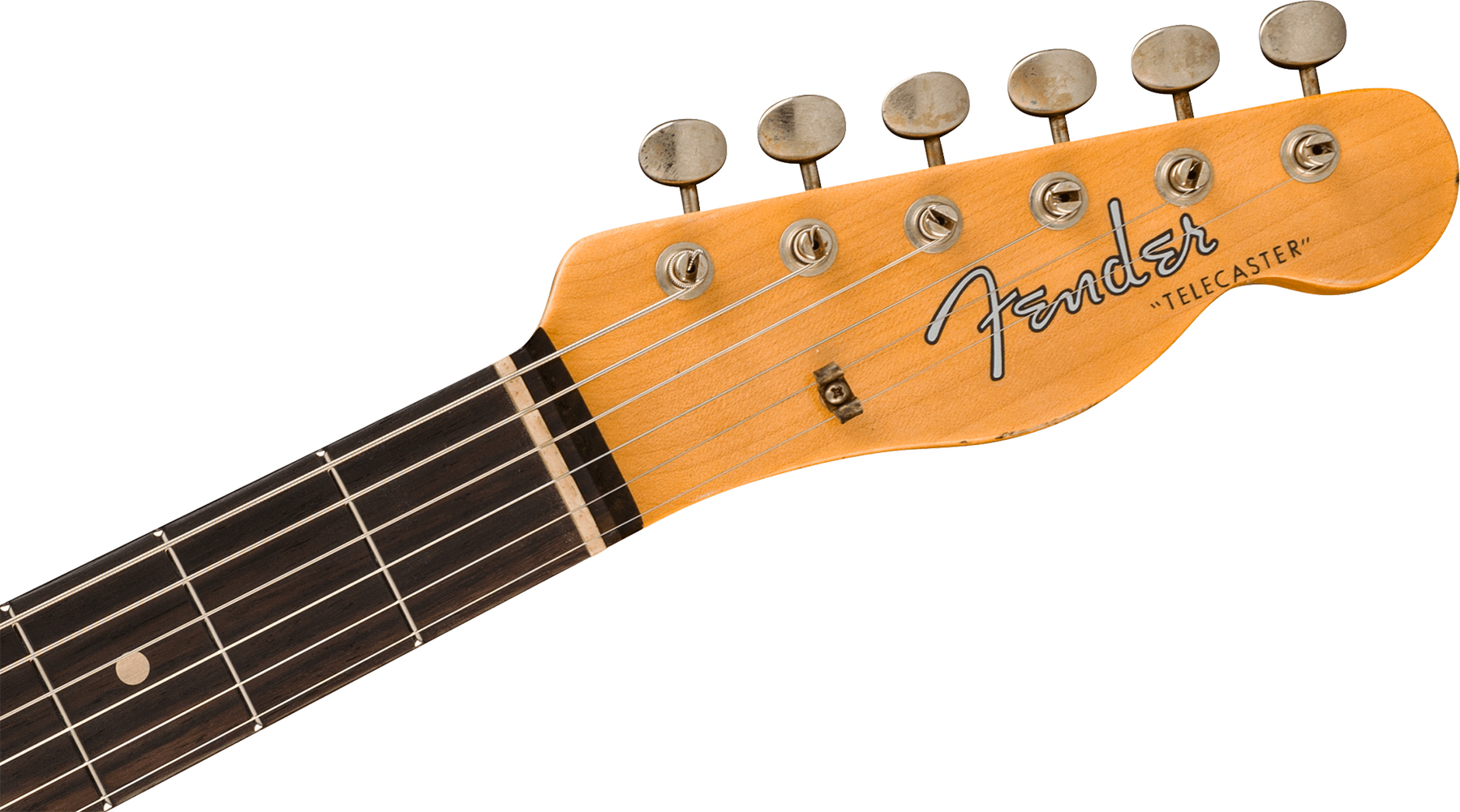 Fender Custom Shop Brian Fallon Tele Custom 1959 Signature 2s Ht Rw #r151889 - Journeyman Relic Black - Signature-E-Gitarre - Variation 3