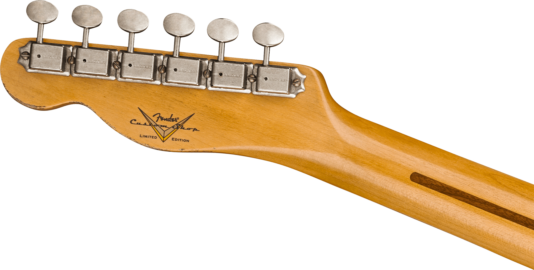 Fender Custom Shop Broadcaster Tele 70th Anniversary Ltd Mn - Relic Aged Nocaster Blonde - E-Gitarre in Teleform - Variation 3