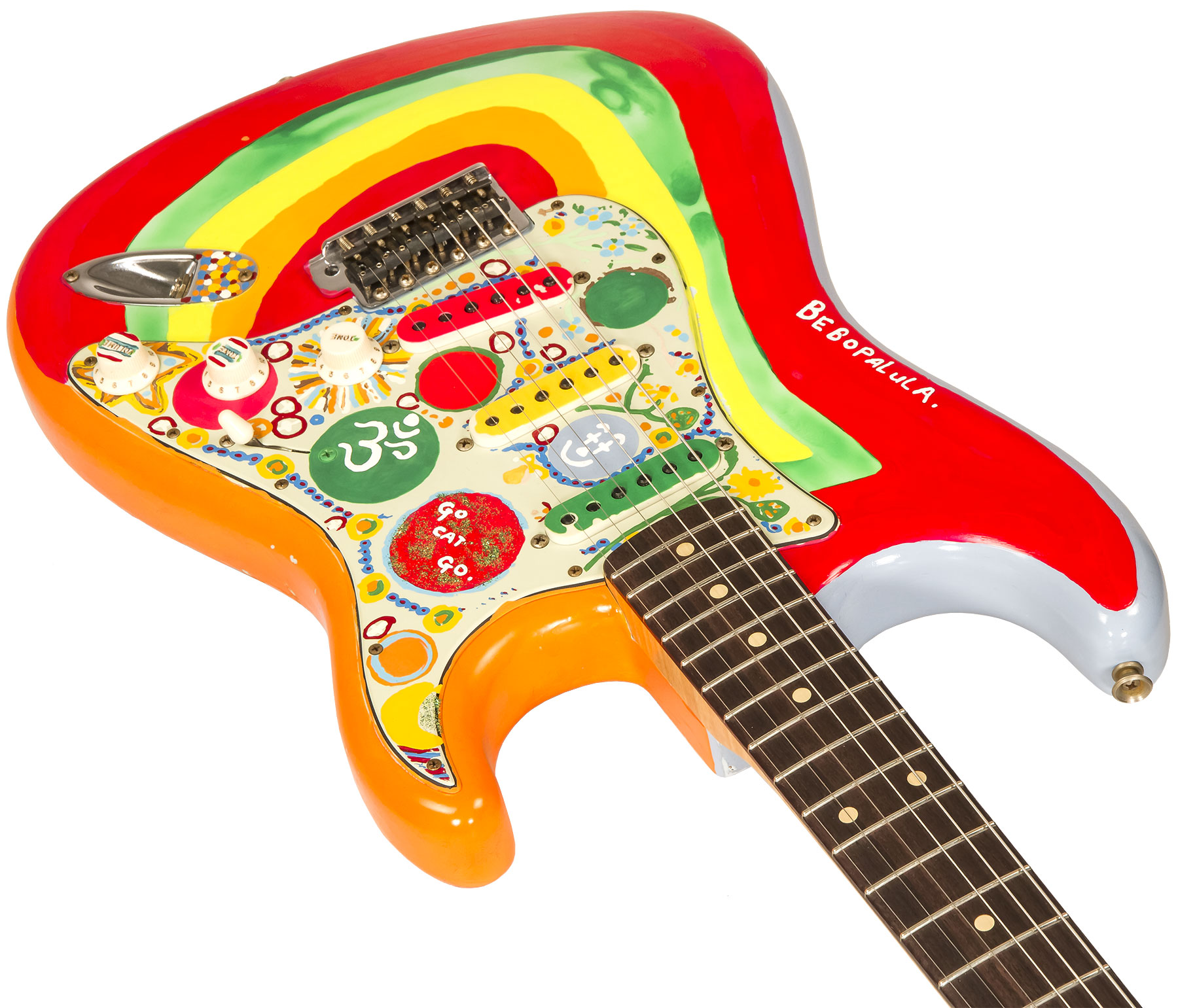 Fender Custom Shop George Harrison Strat Mb P.waller Signature Rw #83840 - Rocky - E-Gitarre in Str-Form - Variation 1