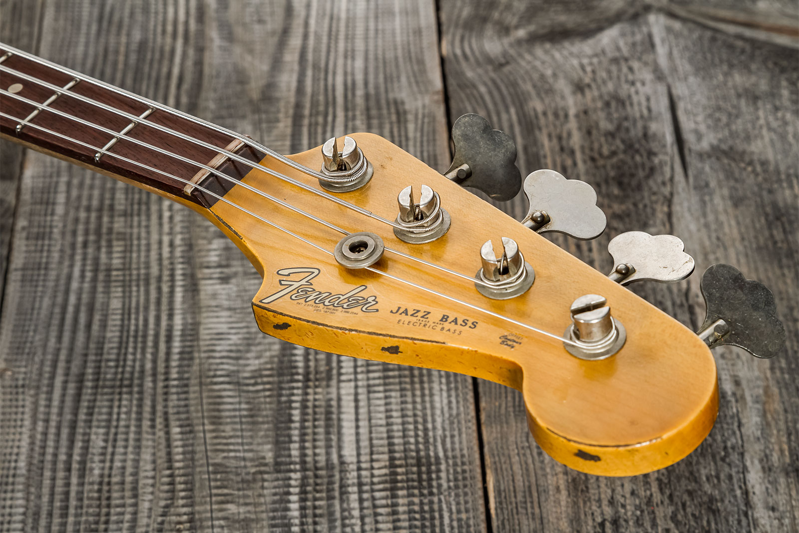 Fender Custom Shop Jazz Bass 1961 Rw #cz572155 - Heavy Relic 3-color Sunburst - Solidbody E-bass - Variation 8