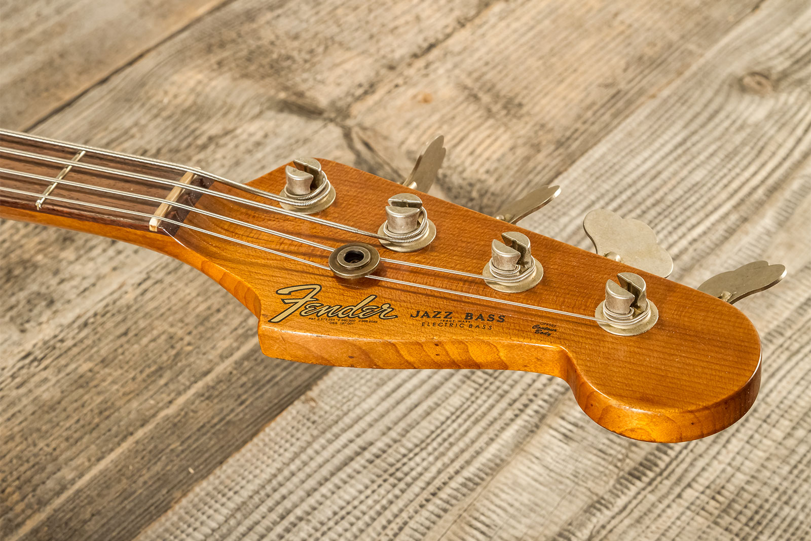 Fender Custom Shop Jazz Bass 1963 Rw #r135891 - Relic Sherwood Green Metallic - Solidbody E-bass - Variation 9