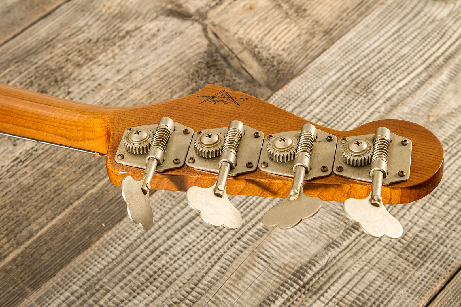 Fender Custom Shop Jazz Bass 1963 Rw #r135891 - Relic Sherwood Green Metallic - Solidbody E-bass - Variation 10