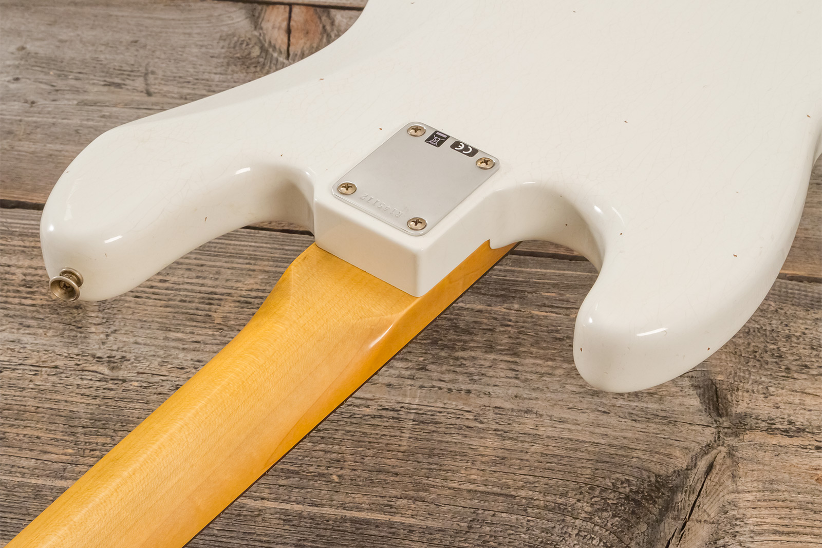 Fender Custom Shop Jazzbass 1964 Rw #r145112 - Journeyman Relic Olympic White - Solidbody E-bass - Variation 9
