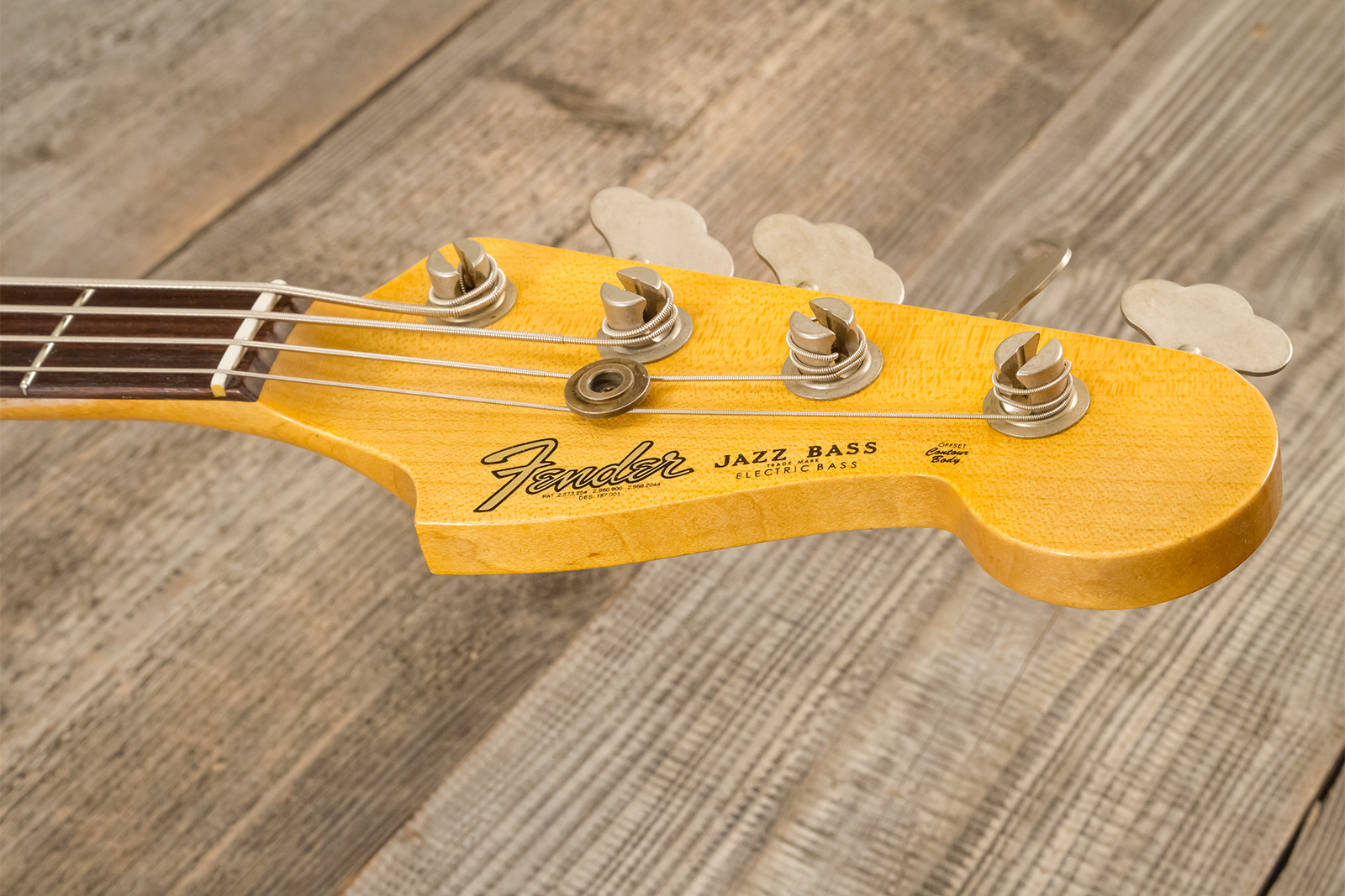 Fender Custom Shop Jazzbass 1964 Rw #r145112 - Journeyman Relic Olympic White - Solidbody E-bass - Variation 7