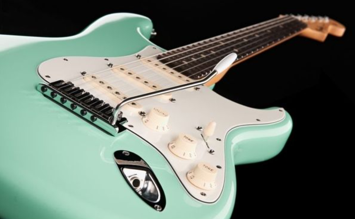 Fender Custom Shop Jeff Beck Strat 3s Trem Rw - Nos Surf Green - E-Gitarre in Str-Form - Variation 1